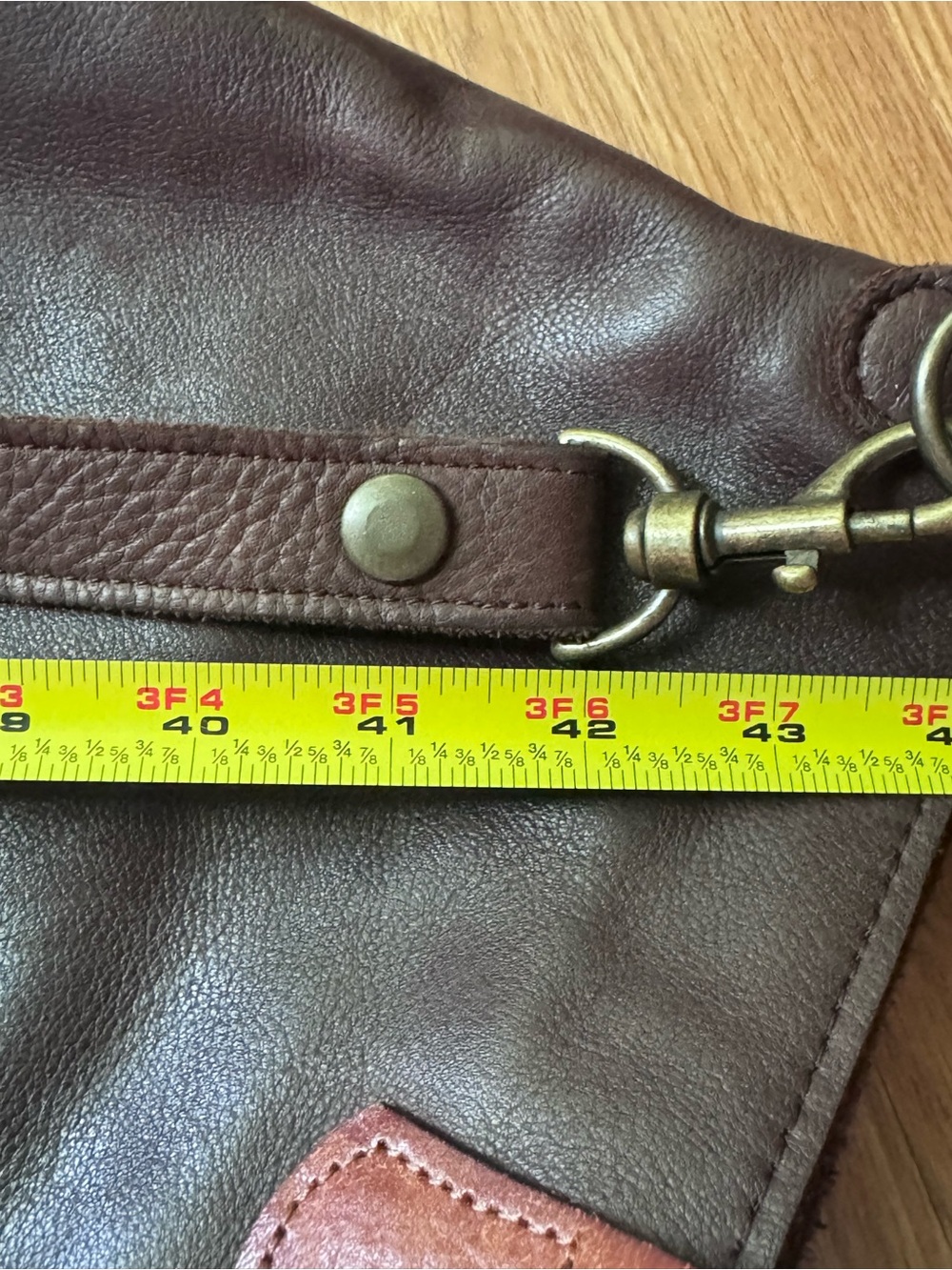 McFadin Wool & Leather Southwestern Crossbody Bag - Picture 7 of 7
